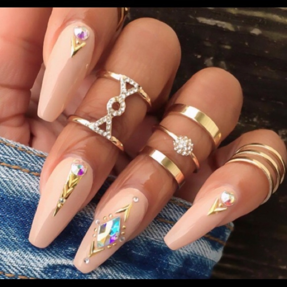 Gold Rings Set